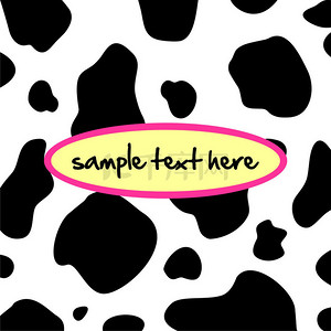 卡通牛年牛奶奶牛2021你最牛黑白奶牛纹理背景简约小清新动物奶牛纹理