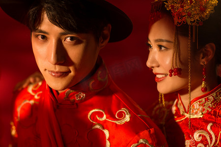 520am素材摄影照片_中式古典婚礼