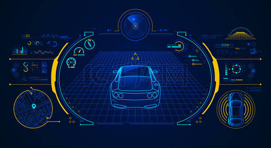 智能汽车背景图片-智能汽车背景素材图片-千库网