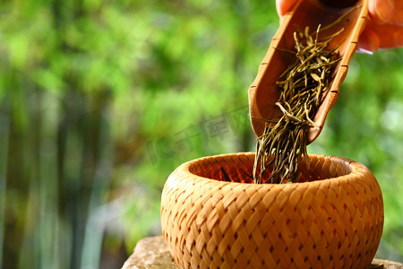 传统茶叶摄影照片_茶叶