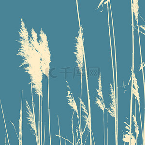 背景芦苇