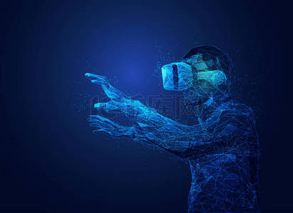 vr虚拟现实背景图片-vr虚拟现实背景素材图片-千库网
