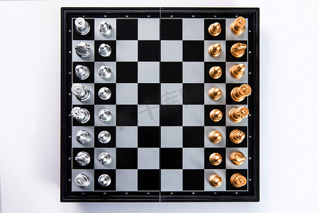 象棋游戏摄影照片_国际象棋