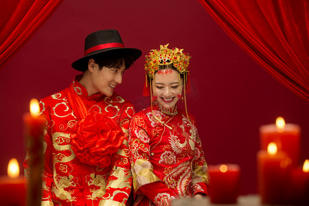 中式婚礼摄影照片_中式古典婚礼
