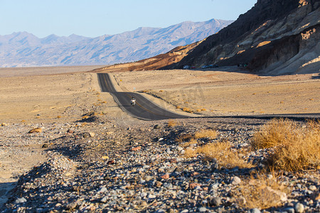 沙漠探险摄影照片_汽车广告背景图