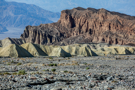 开采砂石摄影照片_美国死亡谷国家公园