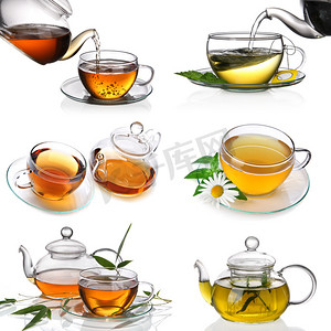 Tea collage