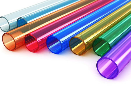 彩色压克力塑胶管