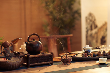 中国古典传统摄影照片_茶具