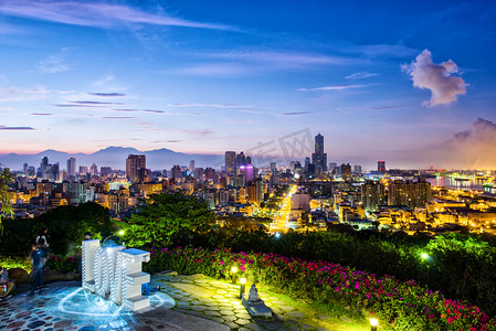 在台湾高雄市的视图