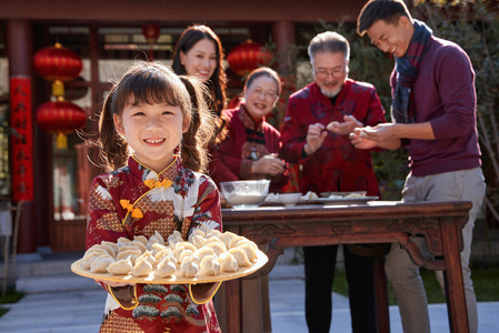 迎新年包饺子美篇主题图片