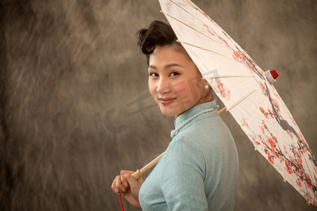 中国古典传统摄影照片_古典美女