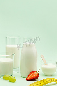 美食图图片摄影照片_牛奶