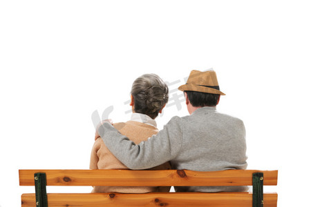 坐着的人的背影