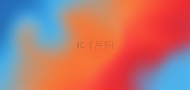 蓝橙底纹渐变流体海报背景