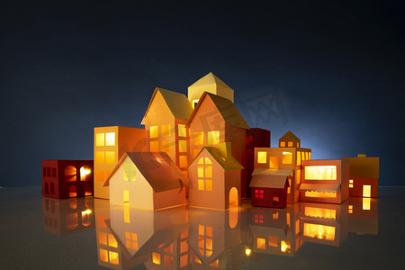 房子楼群模型