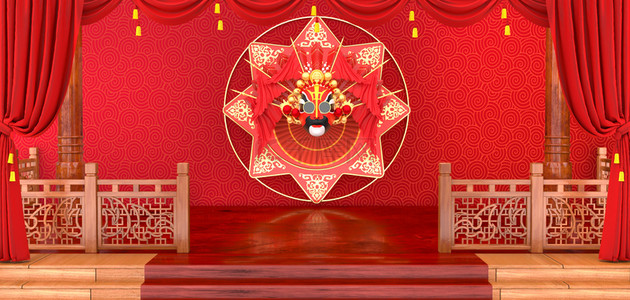 京剧脸谱背景图片_京剧脸谱背景素材图片_千库网