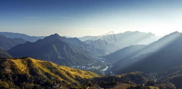 温州市南雁荡山山峰摄影图配图