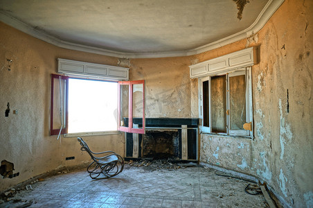 windows摄影照片_旧房间