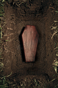 棺材或墓地墓