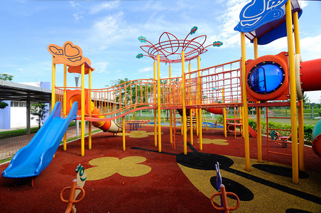 位于雪兰莪州，马来西亚儿童户外游乐场