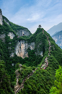 重庆云阳龙滩国家地质公园峡谷地貌