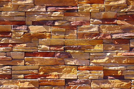 页岩石头砌的墙