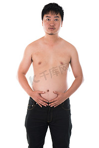 腹部肥胖中国男人
