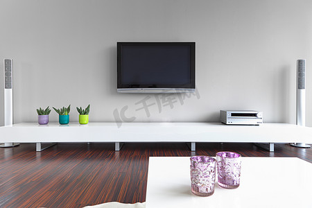 designer摄影照片_Modern Living Room Interior