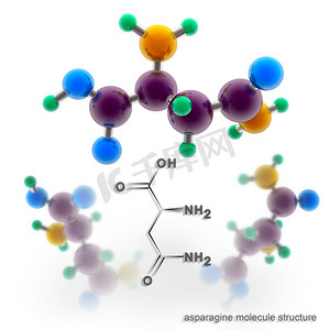 天冬酰胺分子结构