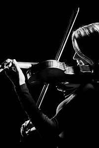 小提琴背景摄影照片_小提琴的球员小提琴乐队乐器