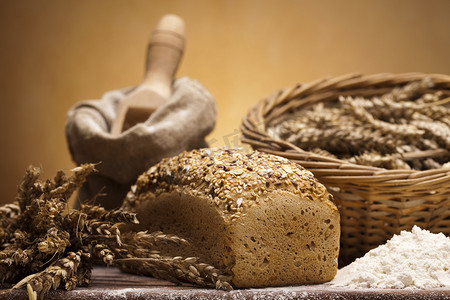 面粉和传统面包