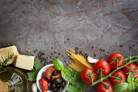 食品求职简历模板摄影照片_意大利食品背景