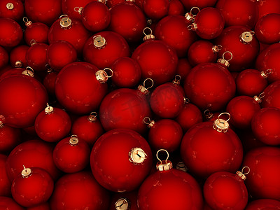 红色圣诞球 