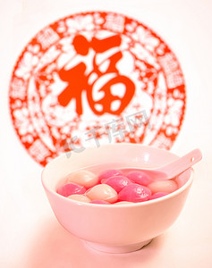 中国传统糖摄影照片_传统中国甜饭团. 