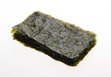 在背景上干海藻