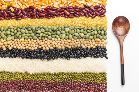 大豆食品摄影照片_全麦富含营养物质