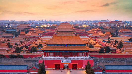 中国北京市紫禁城神门（神门）