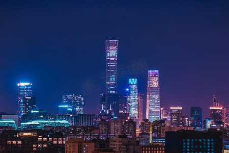 CBD中国北京夜景