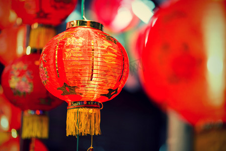 The lamp of Chinese New Year,Chinese lanterns