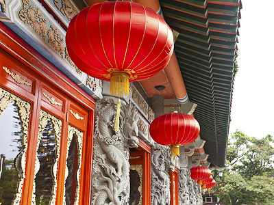 传统的中国彩灯