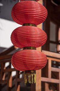 灯笼与中国展示著名的地方: 丽江
