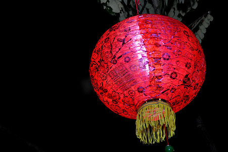 中国红 lampion 