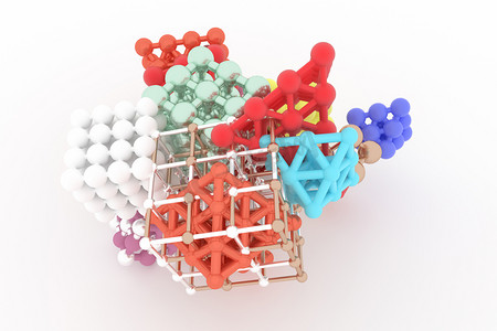 分子风格的概念, 互锁的正方形或金字塔, 为 