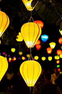 越南会安的传统灯笼 