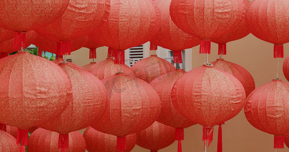 中国红灯笼装饰
