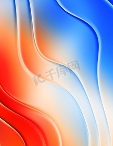 凸rich摄影照片_Abstract pattern glossy color background. Vibrant colorful wavy texture wall. Creative and beautiful wallpaper.