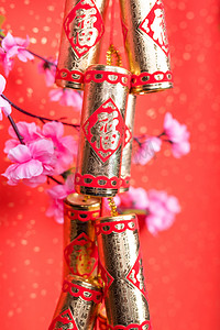 5.中国的红色假鞭炮，是来年最美好的祝福，是来年的吉祥吉祥