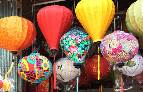 中国丝绸彩灯会安，越南