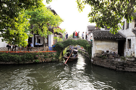 庄公摄影照片_周庄在中国被称为东方的威尼斯